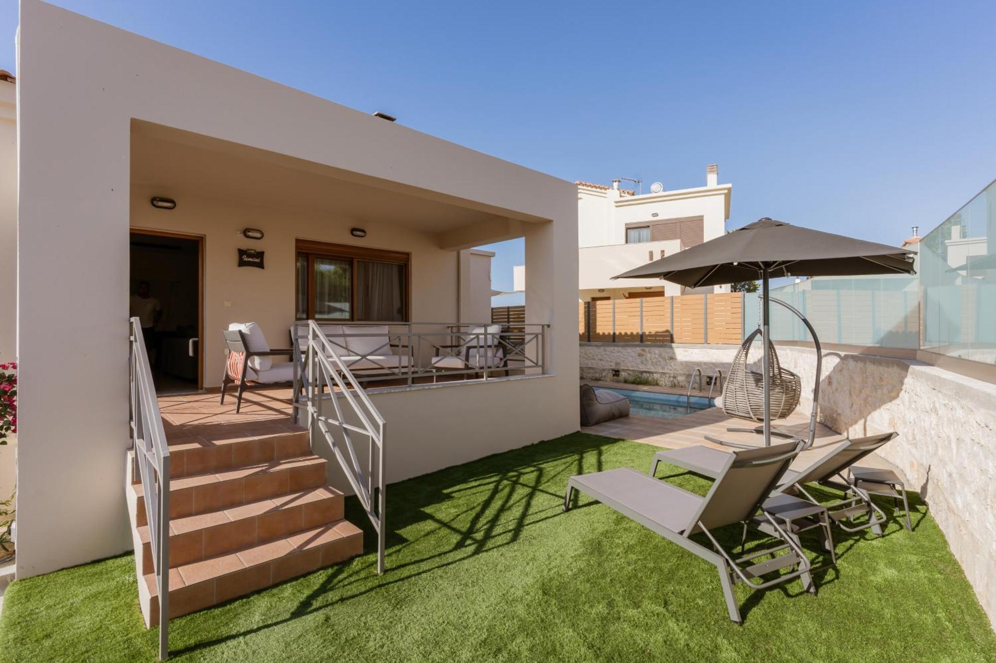 Ismini 3 Bedrooms,pool, Barbeque Villa Agios Dimitrios (Crete)