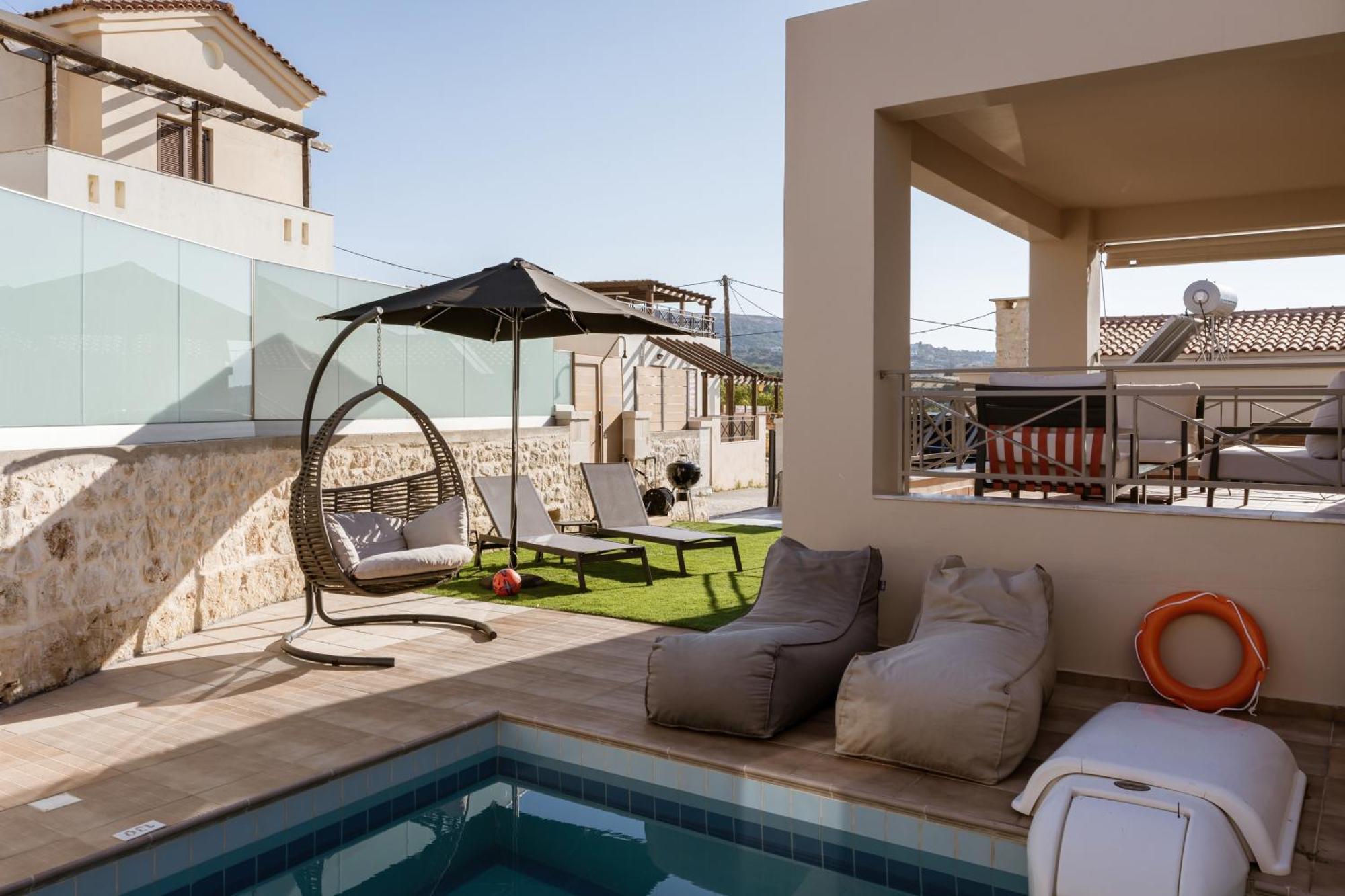 Villa Ismini 3 Bedrooms,pool, Barbeque Agios Dimitrios (Crete)